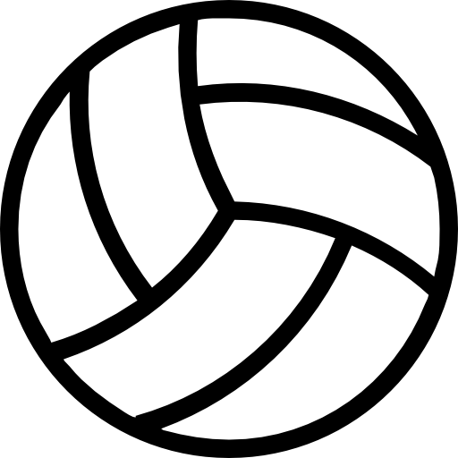 Volleyball Ball Outline Icons Free Download