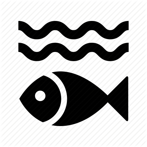 Fish, Fishing, Under, Water Icon