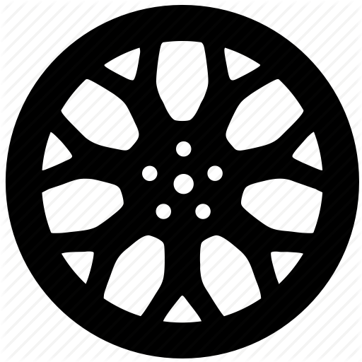 Auto, Car, Metal, Wheel Icon