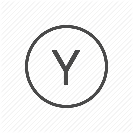 Controller, One, Xbox, Y Button Icon