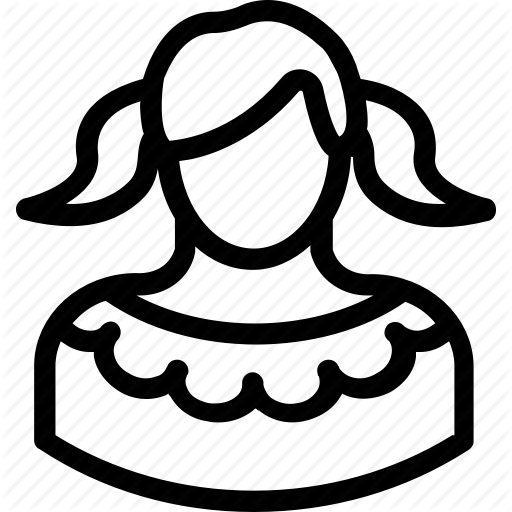 Girl, Lady, Miss, Teenage, Young Girl Icon