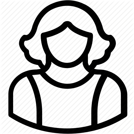 Girl, Lady, Miss, Woman, Young Girl Icon