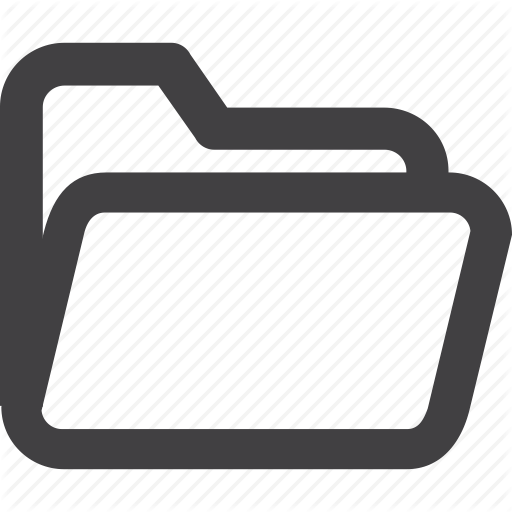 Folder, Open, Paper, Profile Icon