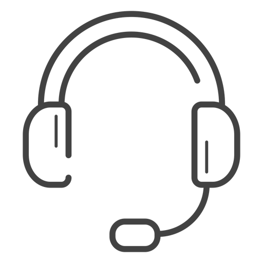 Gaming Headset Stroke Icon