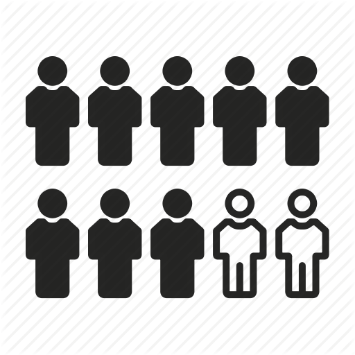 Business, People, Percent, Profile, Statistics Icon