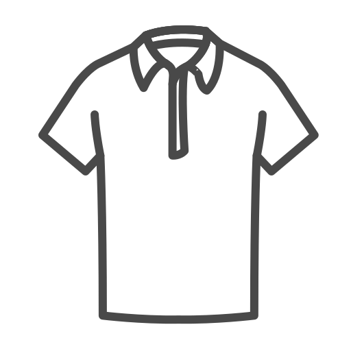 Colar, T Shirt Livre De Clothing Icons Stroke