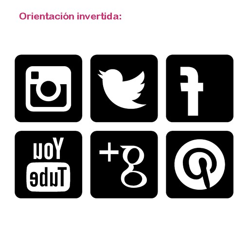 Vinilo Iconos De Las Redes Sociales