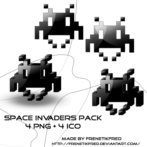 Space Invaders Icons