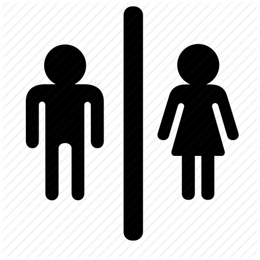 Boy Girl Toilet Wc Icon