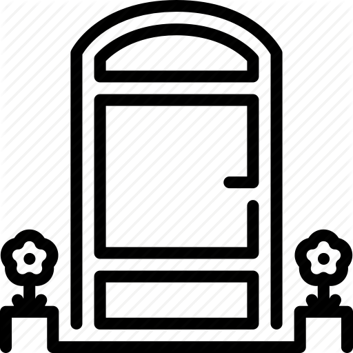 Door, Doorway, Entrance, Foyer, Welcome Icon