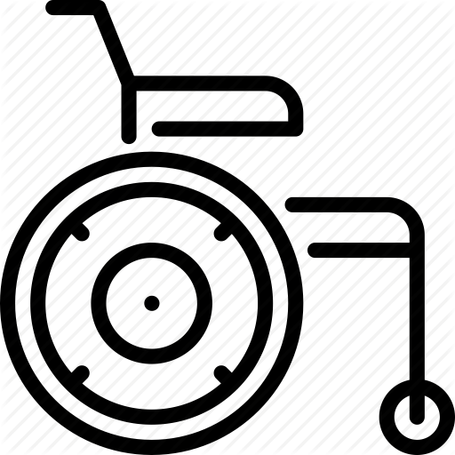 Assistance, Injury, Medicine, Wheelchair Icon