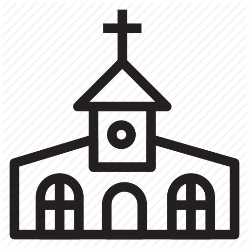 Building, Catholic, Church, Estate Icon