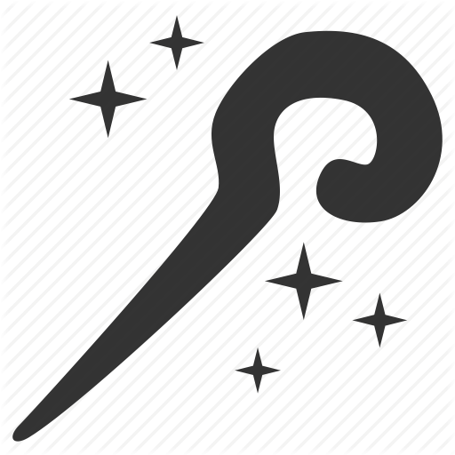 Cane, Fantasy, Magic, Magical, Magician, Staff, Wand Icon