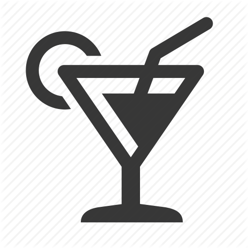 Alcohol, Bar, Beach, Cocktail, Holiday, Raw, Simple, Vacation Icon