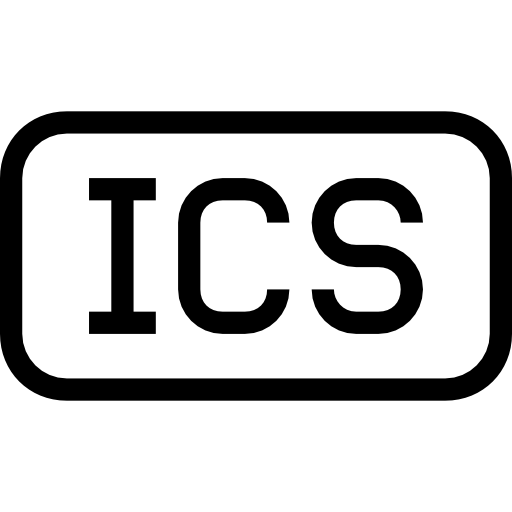 Ics Type Interface Symbol Of Rounded Rectangular Outlined