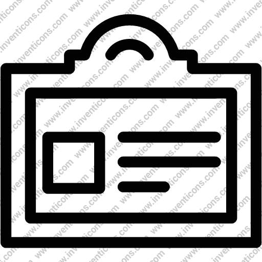 Download Person,man,profile,id,id Card,identity Icon Inventicons