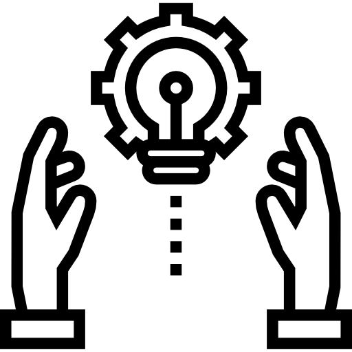 Idea Flat Black Icon