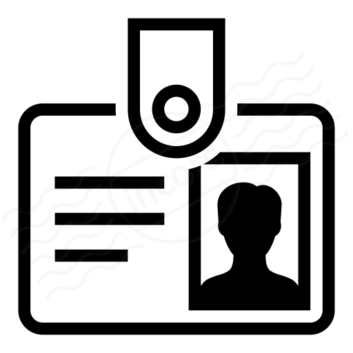 Iconexperience I Collection Id Badge Icon