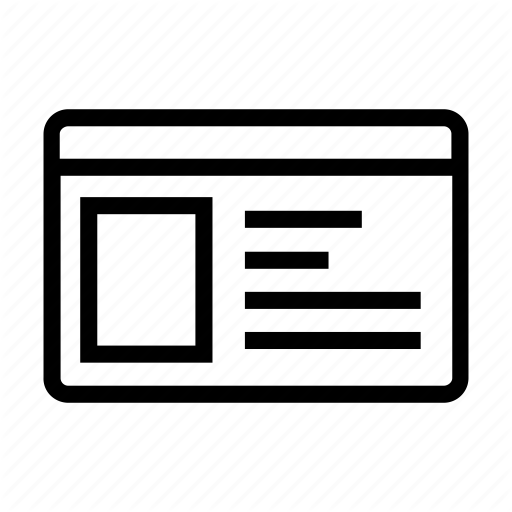 Card, Id, Identity Icon