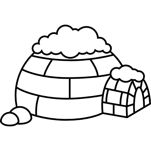 North Pole Igloo Icons Free Download