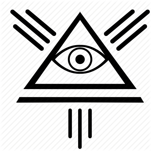 Eye, Illuminati, Pyramid, Triangle Icon