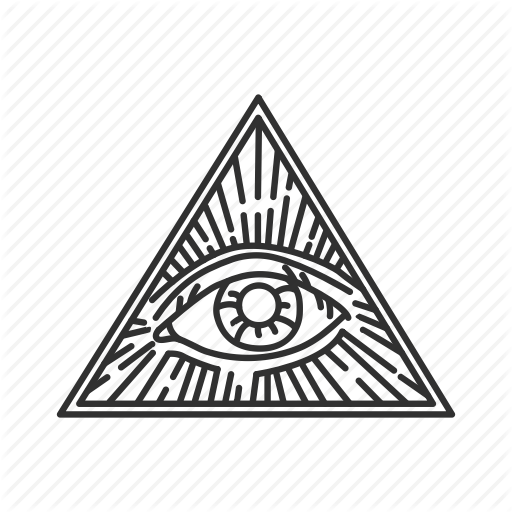 Illuminati, One Eye, Triangle, Yarmulke Icon