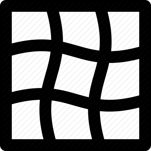 Deform, Illustrator, Mesh, Net, Wave, Wavy Icon