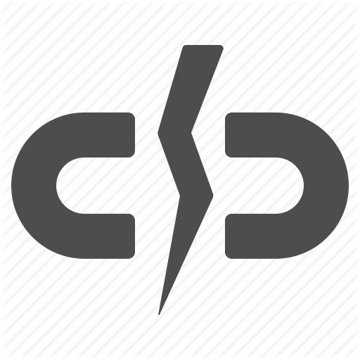 Broken, Chain, Hyperlink, Link, Web Icon