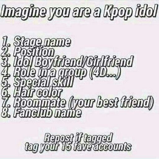Imagine Your A Kpop Idol Challenge K Pop Amino