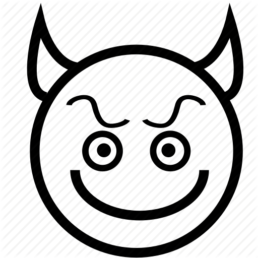Angry, Devil, Emoticon, Evil, Frown, Imp, Smiley Icon