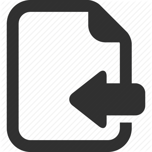 Document, File, Import Icon