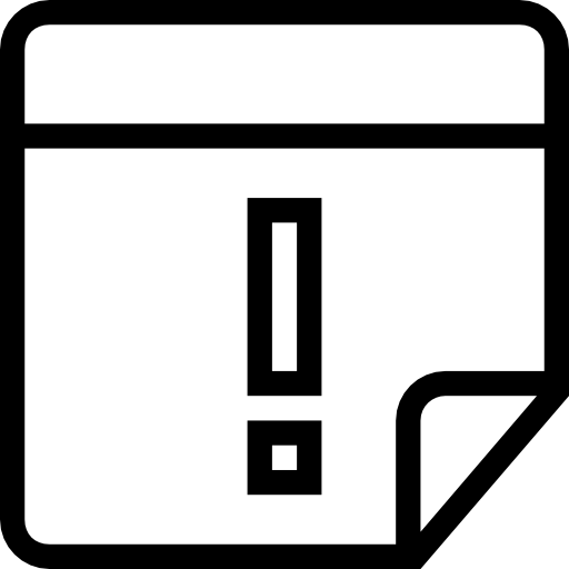 Important Note Square Symbol Outline Icons Free Download