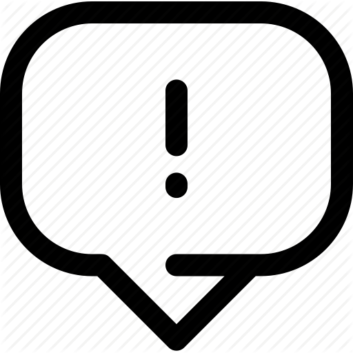 Bubble, Caution, Chat, Important, Information, Message Icon