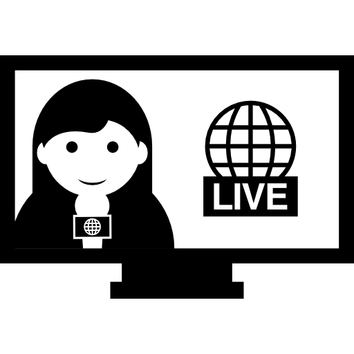 Live News Reporting Icons Free Download