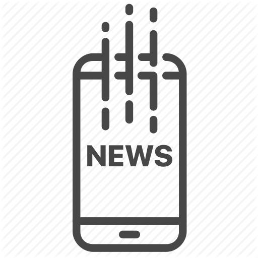 Media, Mobile, News, Report, Update Icon