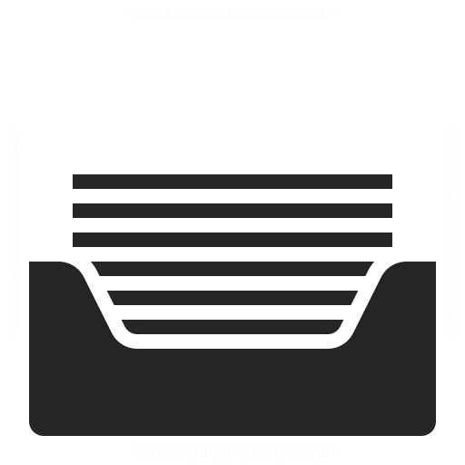Inbox Full Icon Iconexperience
