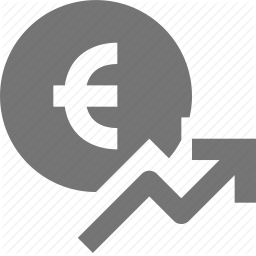 Arrow, Currency, Euro, Increase, Money, Rising Icon