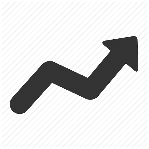 Arrow, Ecommerce, Increase, Line, Shape Icon