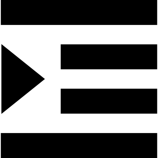 Indent Interface Symbol Icons Free Download