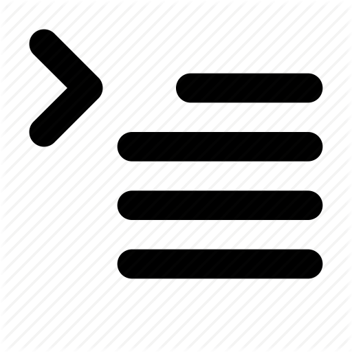 First, Indent, Line, Paragraph Icon