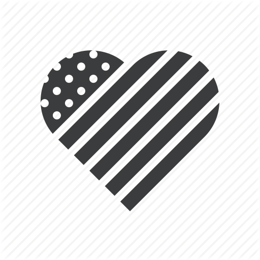 America, American, Heart, Independence Day, July Love