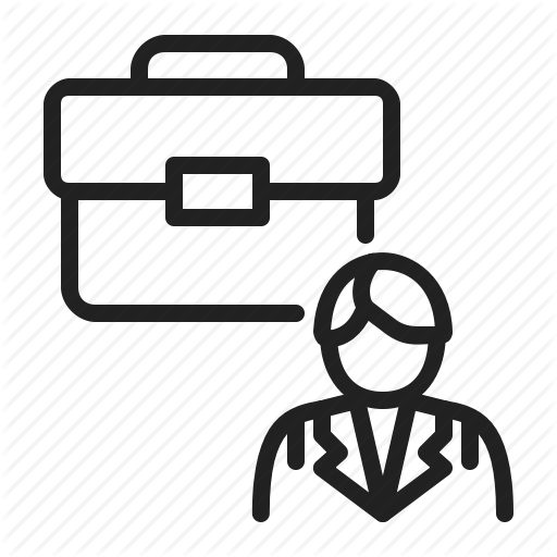 Briefcase, Business, Businessman, Company, Firm, Individual Icon