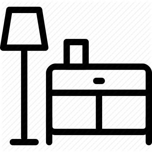 Desk, Floor L Furniture, Indoor, Interior, Office, Table Icon