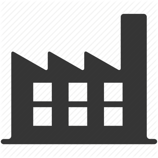Building, Factory, Industrial, Industry, Production Icon