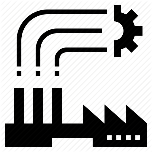 Factory, Industrial, Industry, Plant, Workshop Icon