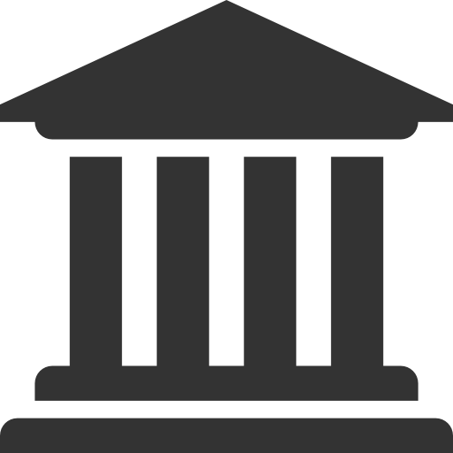 College School Building Icon Images