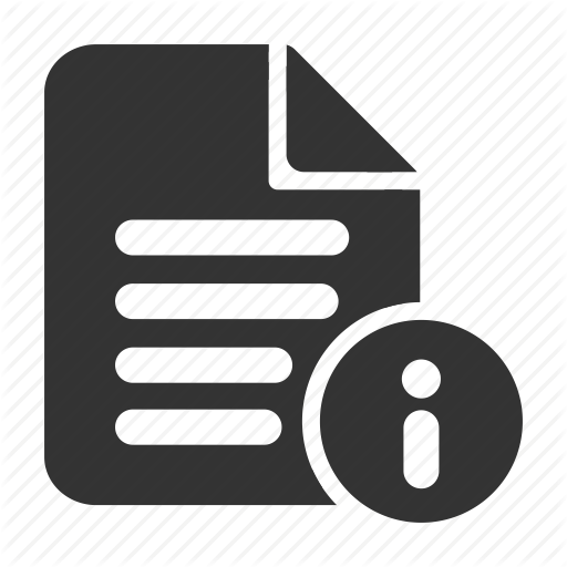 Details, Document, File, Info, Info Button Icon