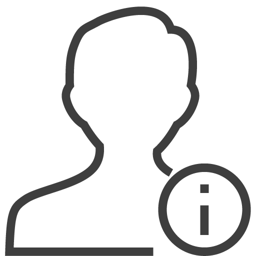 User Man Info Icon Silky Line User Iconset Custom Icon Design