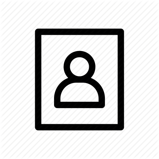 About Me, Information, My Info Icon