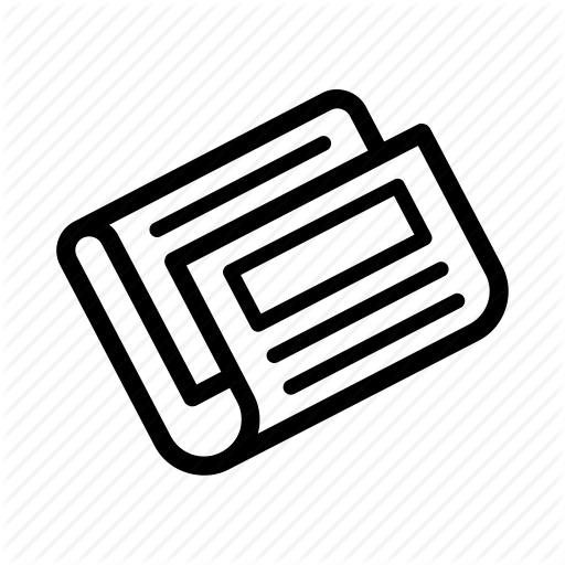 Jornal, Journal, Media, News, Newspaper, Paper, Press Icon